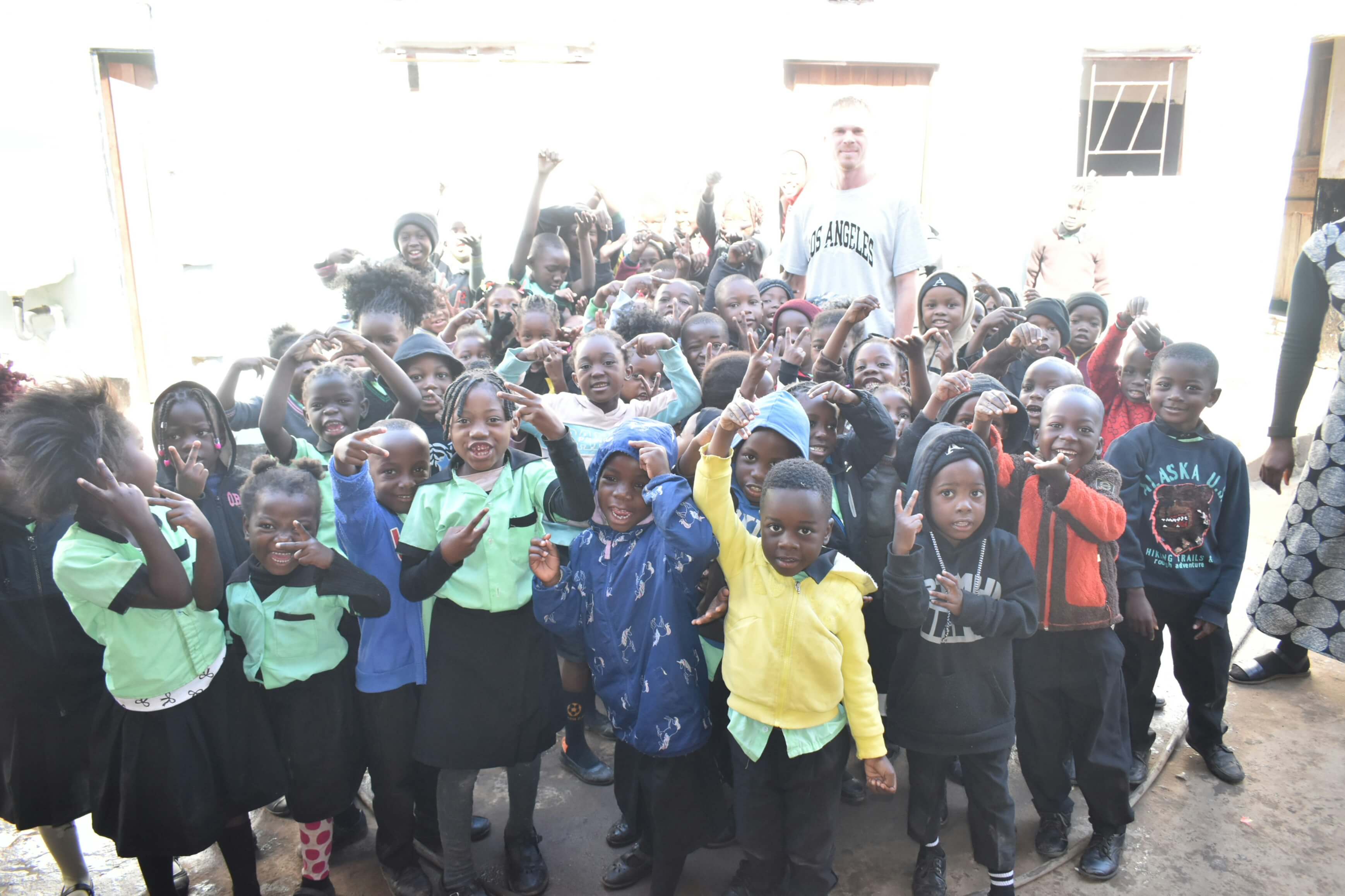 Children taking part in a classroom activity