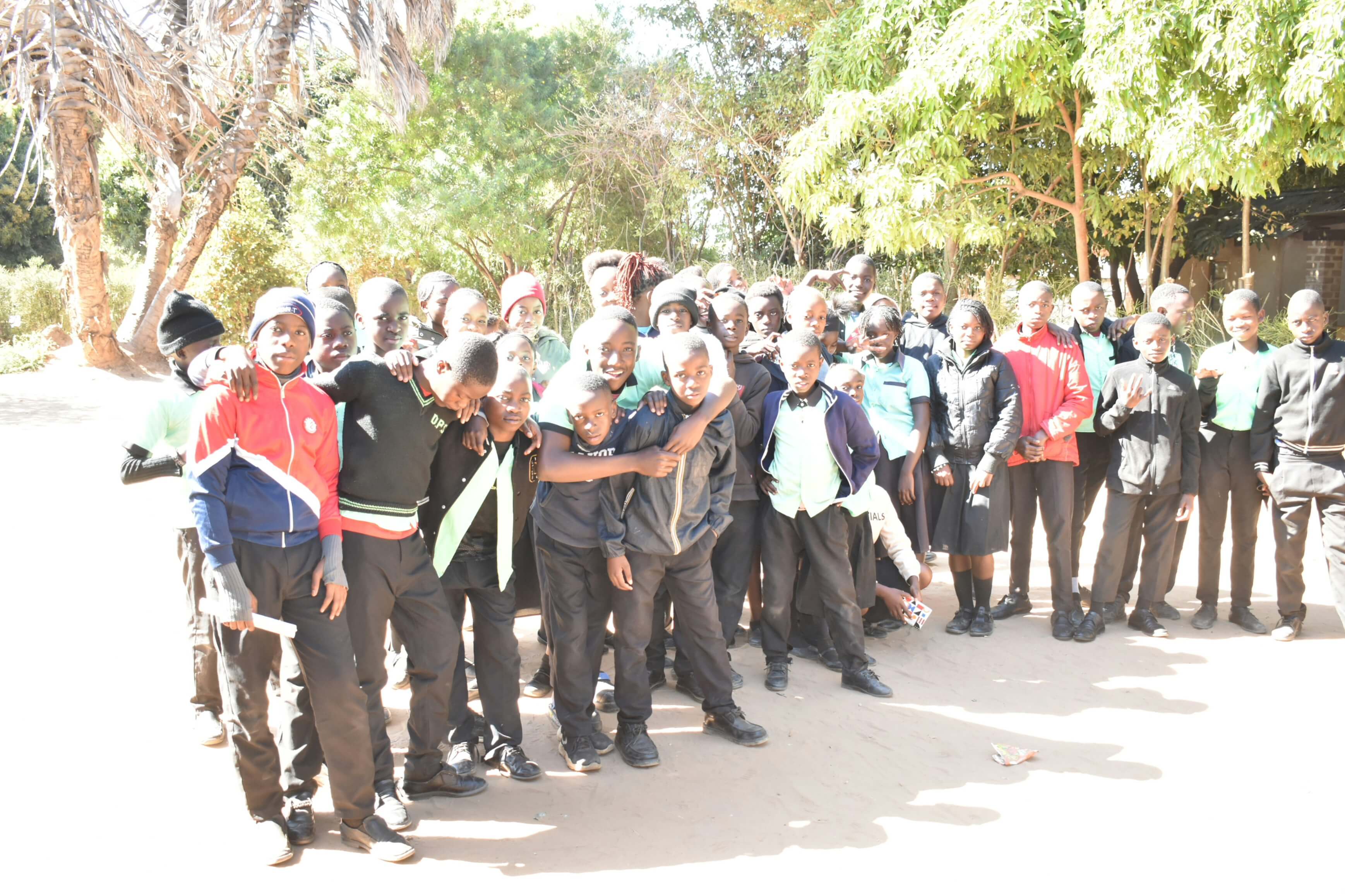 A classroom activity in progress